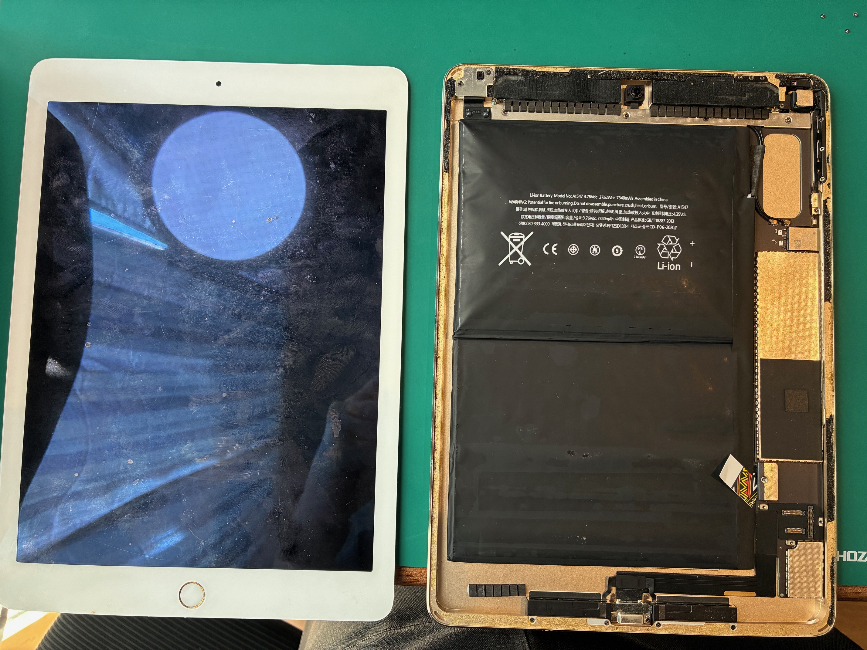 神戸からお越しのお客様よりiPad Air2のバッテリー交換をご依頼いただきました！